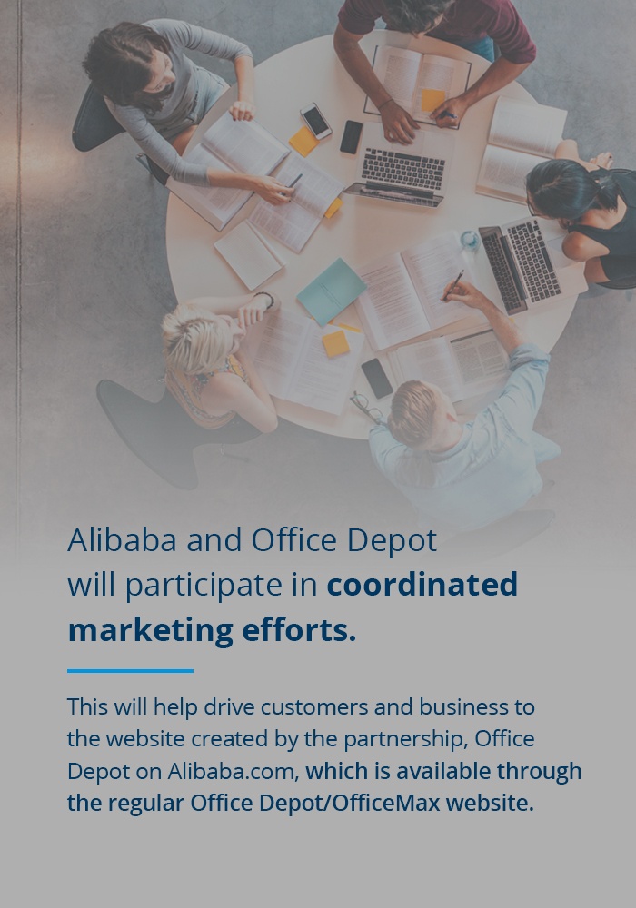Alibaba And Office Depot Will Participate In Coordinated Marketing Efforts