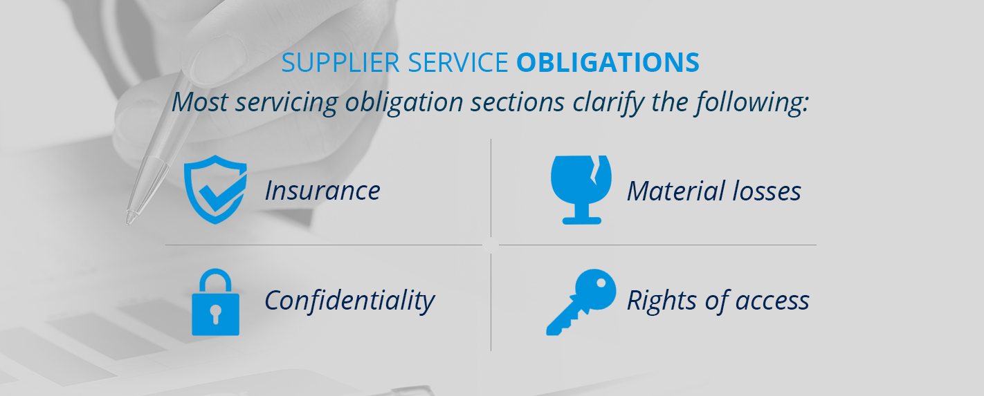 Supplier Service Obligations
