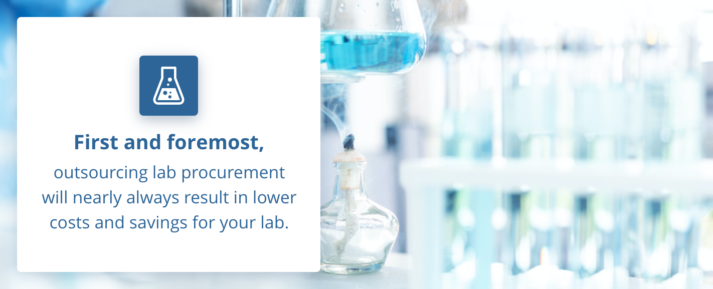 Outsourcing Lab Procurement Will Always Result In Lower Costs And Savings