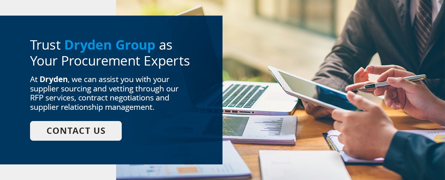 Trust Dryden Group as your procurement experts