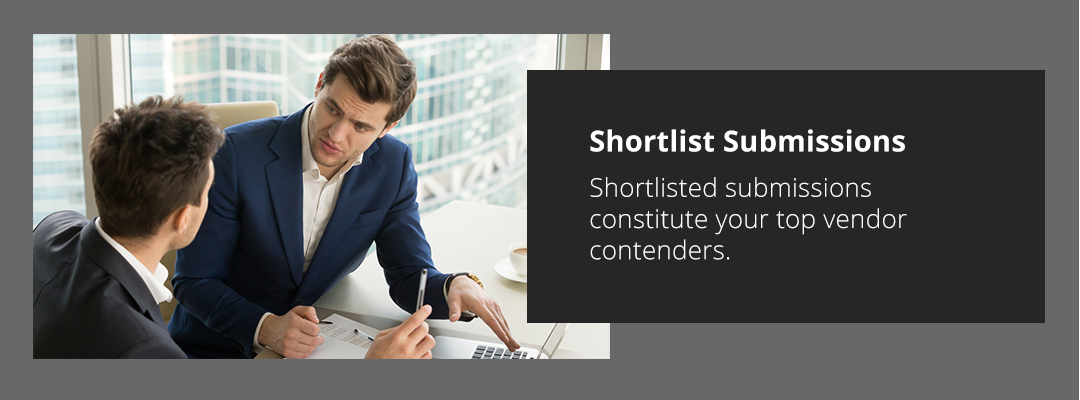 Shortlisted Submissions Constitute Top Vendor Contenders