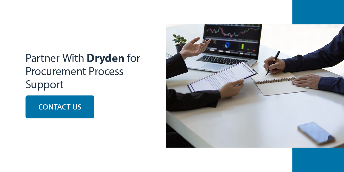 Contact Dryden Group for Procurement Process Support